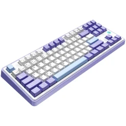 Ajazz AK870 Magnetic ANSI US Blanc Bleu Rose