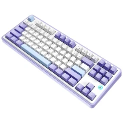 Ajazz AK870 Magnetic ANSI US Blanc Bleu Rose