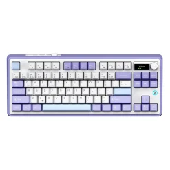 Ajazz AK870 Wireless Magnetic ANSI US Blanc Bleu Rose
