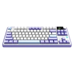 Ajazz AK870 Wireless Magnetic ANSI US Blanc Bleu Rose