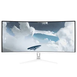 Arozzi Nova 34″ VA 2K UWQHD 165Hz Blanc