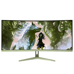 Arozzi Nova 34″ VA 2K UWQHD 165Hz Forest Green