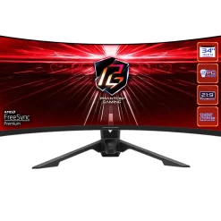 ASRock Phantom Gaming PG34WQ15R3A 34″ VA UWQHD 165Hz