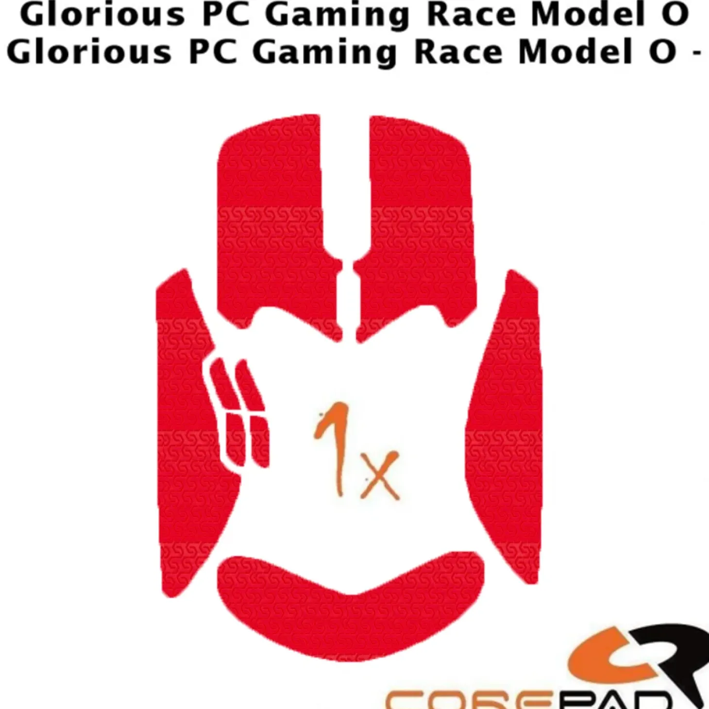 Corepad Grips Glorious Model O / Model O Minus Rouge