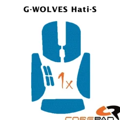 Corepad Grips G-Wolves Hati-S Mini Soft Bleu