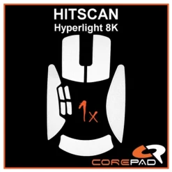 Corepad Grips Hitscan Hyperlight 8K Soft Blanc
