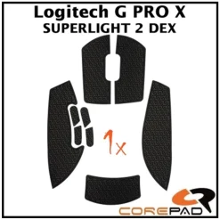 Corepad Grips Logitech G Pro X Superlight 2 DEX Noir