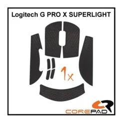 Corepad Grips Logitech G Pro X Superlight / Superlight 2 Soft Noir