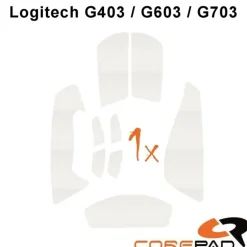 Corepad Grips Logitech G403/603/703 Blanc