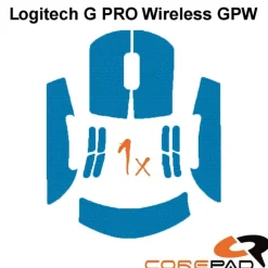 Corepad Grips Logitech G PRO Wireless Soft Bleu