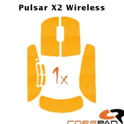 Corepad Grips Pulsar X2 / X2-V2 Wireless Soft Orange