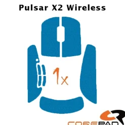 Corepad Grips Pulsar X2 / X2-V2 Wireless Soft Bleu