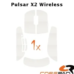Corepad Grips Pulsar X2 / X2-V2 Wireless Soft Blanc