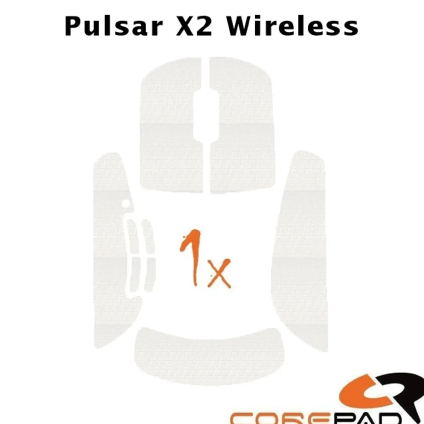 Corepad Grips Pulsar X2 / X2-V2 Wireless Soft Blanc