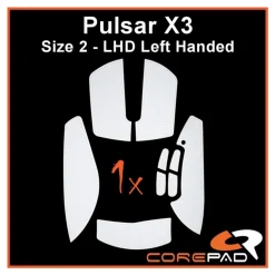 Corepad Grips Pulsar X3 LHD Wireless Soft Blanc