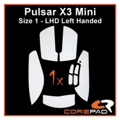 Corepad Grips Pulsar X3 Mini LHD Wireless Soft Blanc