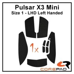 Corepad Grips Pulsar X3 Mini LHD Wireless Soft Noir