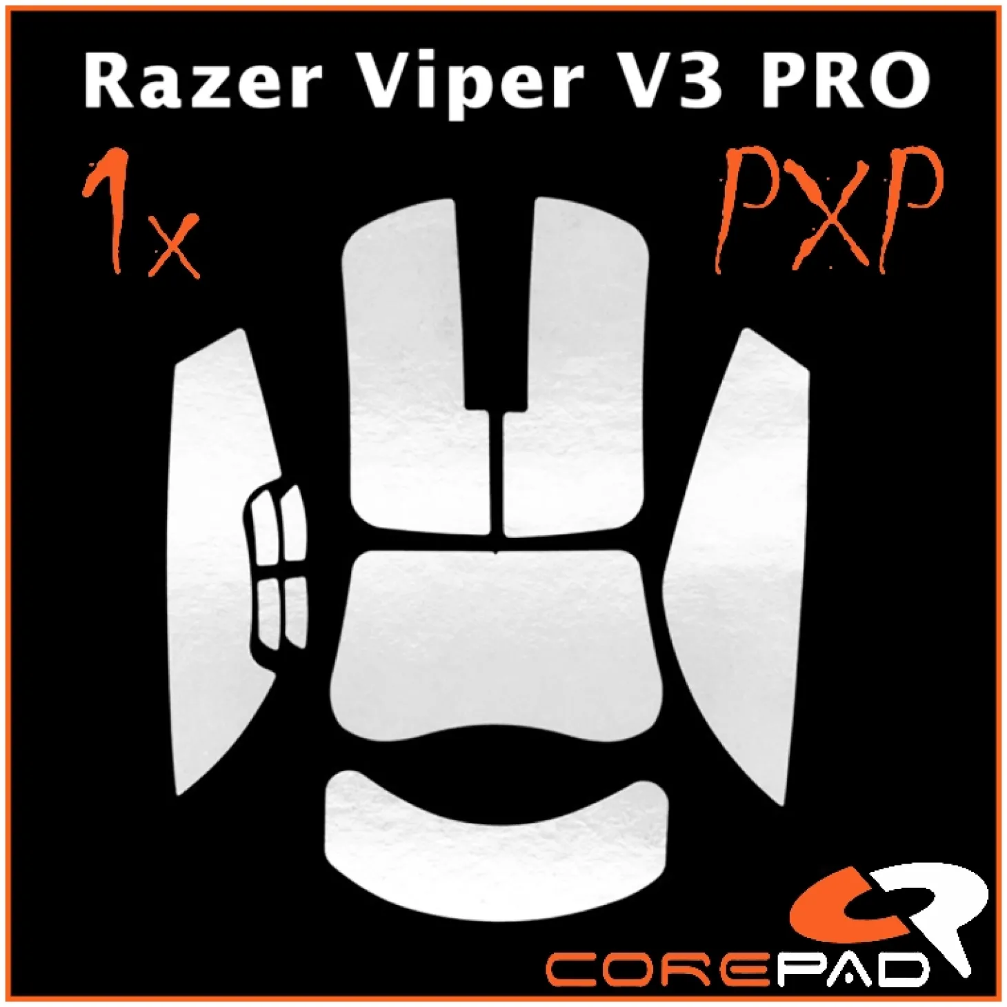 Corepad Grips PXP Razer Viper V3 Pro Blanc