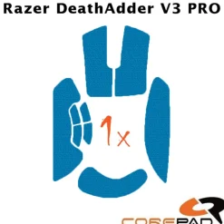 Corepad Grips Razer DeathAdder V3 PRO Soft Bleu