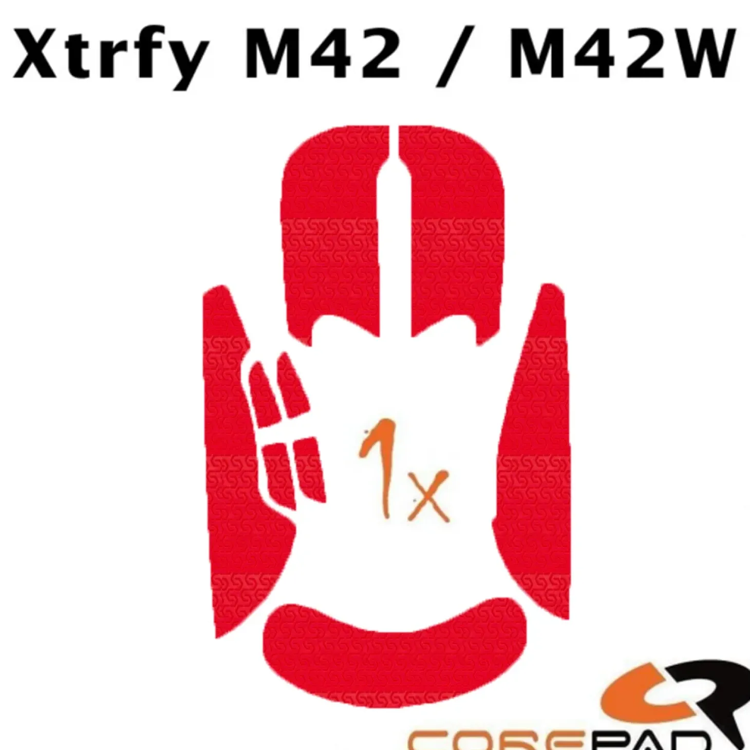 Corepad Grips Xtrfy M42 / M42 Wireless Soft Rouge