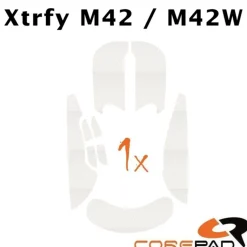 Corepad Grips Xtrfy M42 / M42 Wireless Soft Blanc