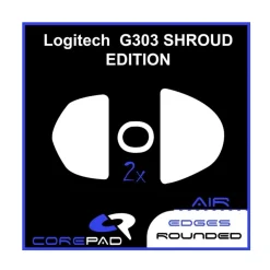 Corepad Patins Teflon AIR Logitech G303 Shroud Edition
