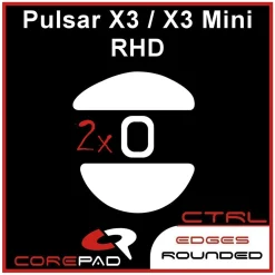 Corepad Patins Teflon CTRL Pulsar X3 RHD / X3 Mini RHD