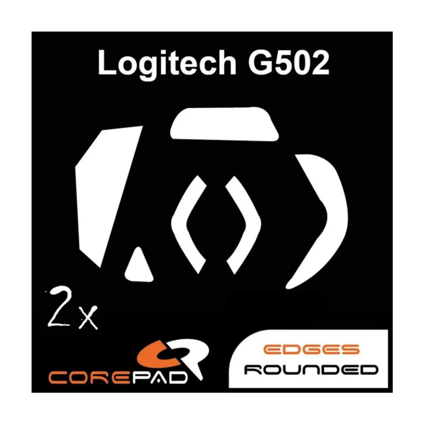 Corepad Patins Teflon PRO Logitech G502 Proteus Core / G502 Proteus Spectrum / G502 Hero