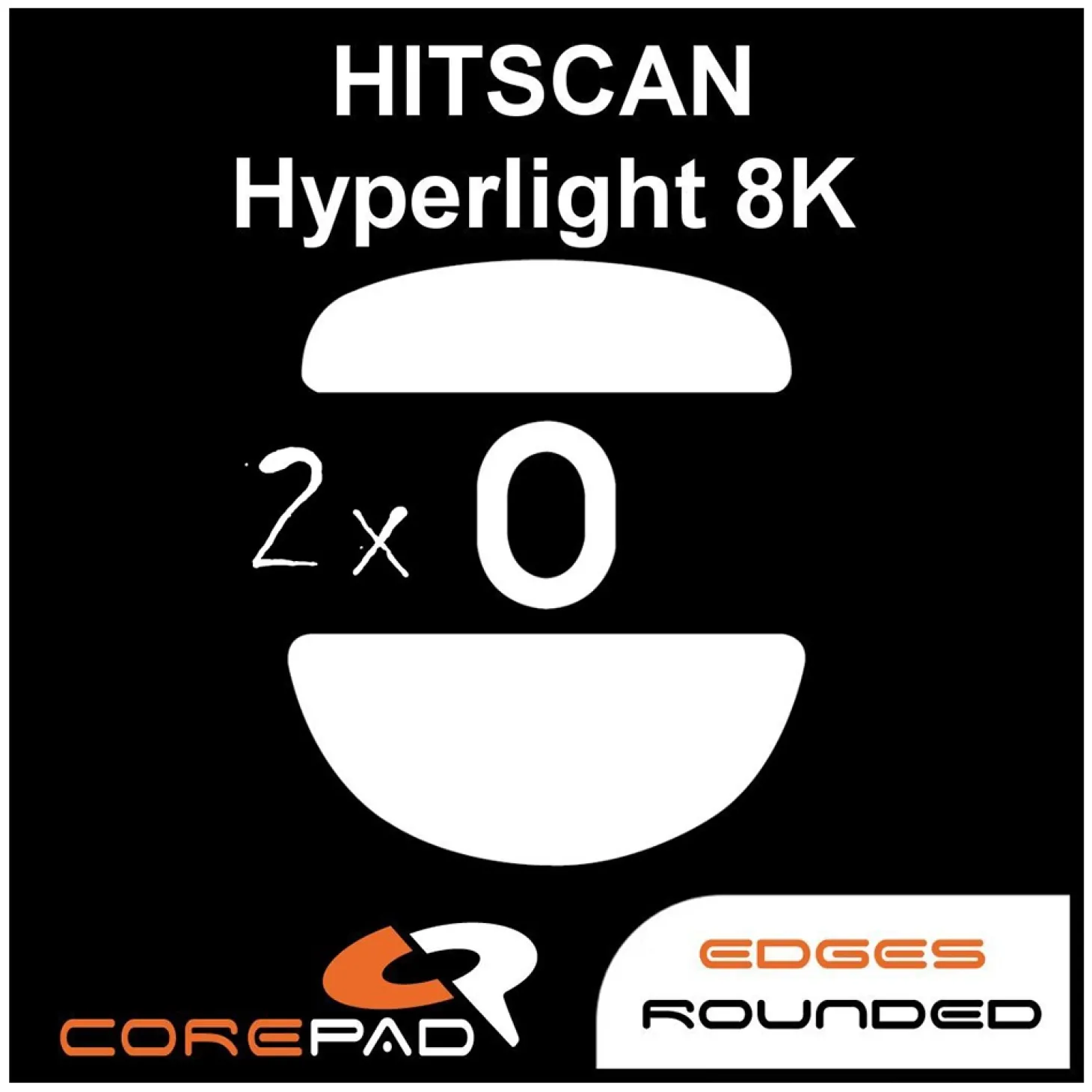 Corepad Patins Teflon PRO HITSCAN Hyperlight 8K Wireless