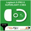 Corepad Patins Teflon PRO MAX Logitech G PRO X SUPERLIGHT 2 DEX