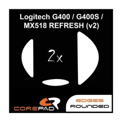 Corepad Patins Teflon PRO Logitech G400 / G400S / MX518 REFRESH v2