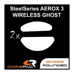 Corepad Patins Teflon PRO SteelSeries Aerox 3 Wireless Ghost / Wired 2022 Edition / Wireless 2022 Edition