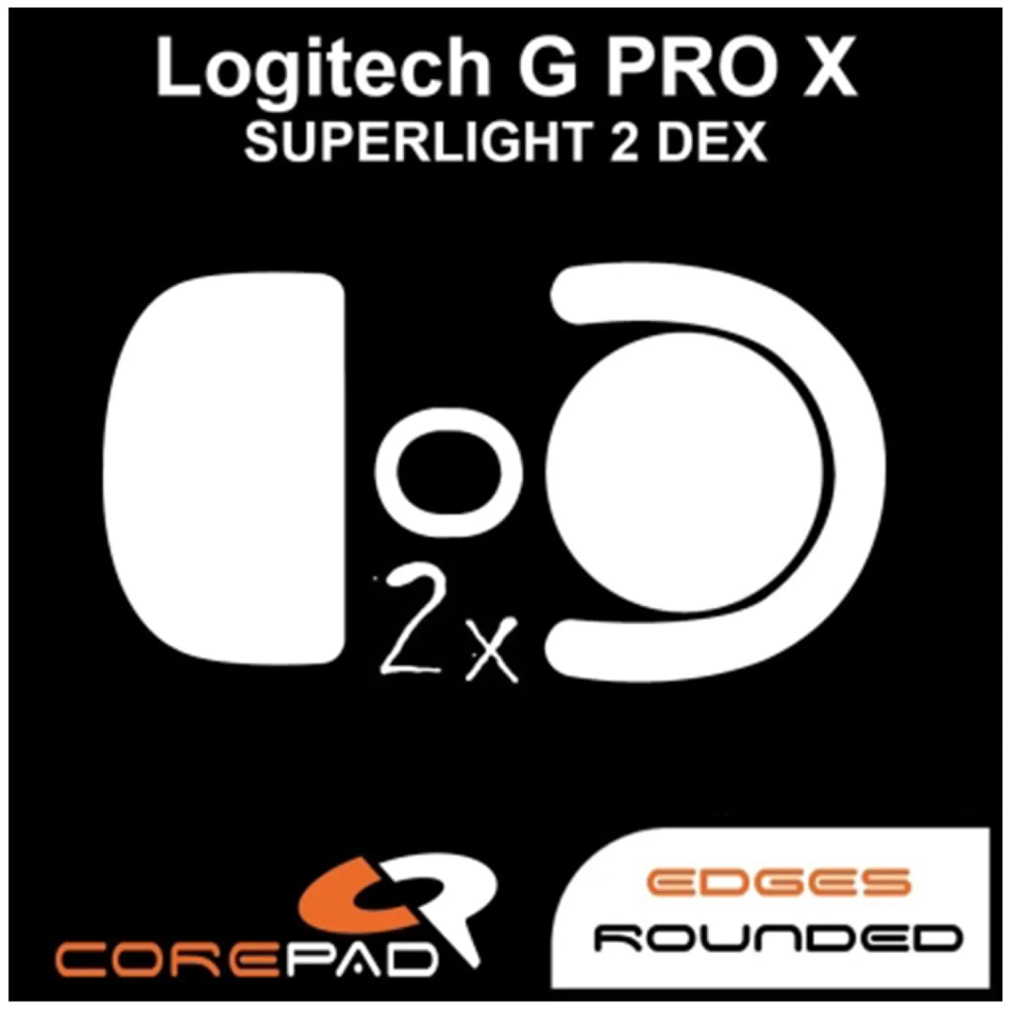 Corepad Patins Teflon PRO Logitech G PRO X Superlight 2 DEX