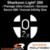 Corepad Patins Teflon PRO Sharkoon Light 200