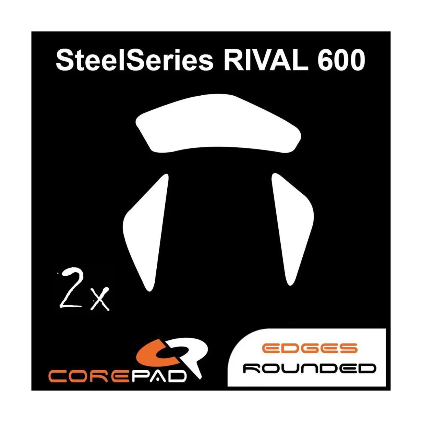 Corepad Patins Teflon PRO Steelseries Rival 600 / Rival 650 / Sensei 600
