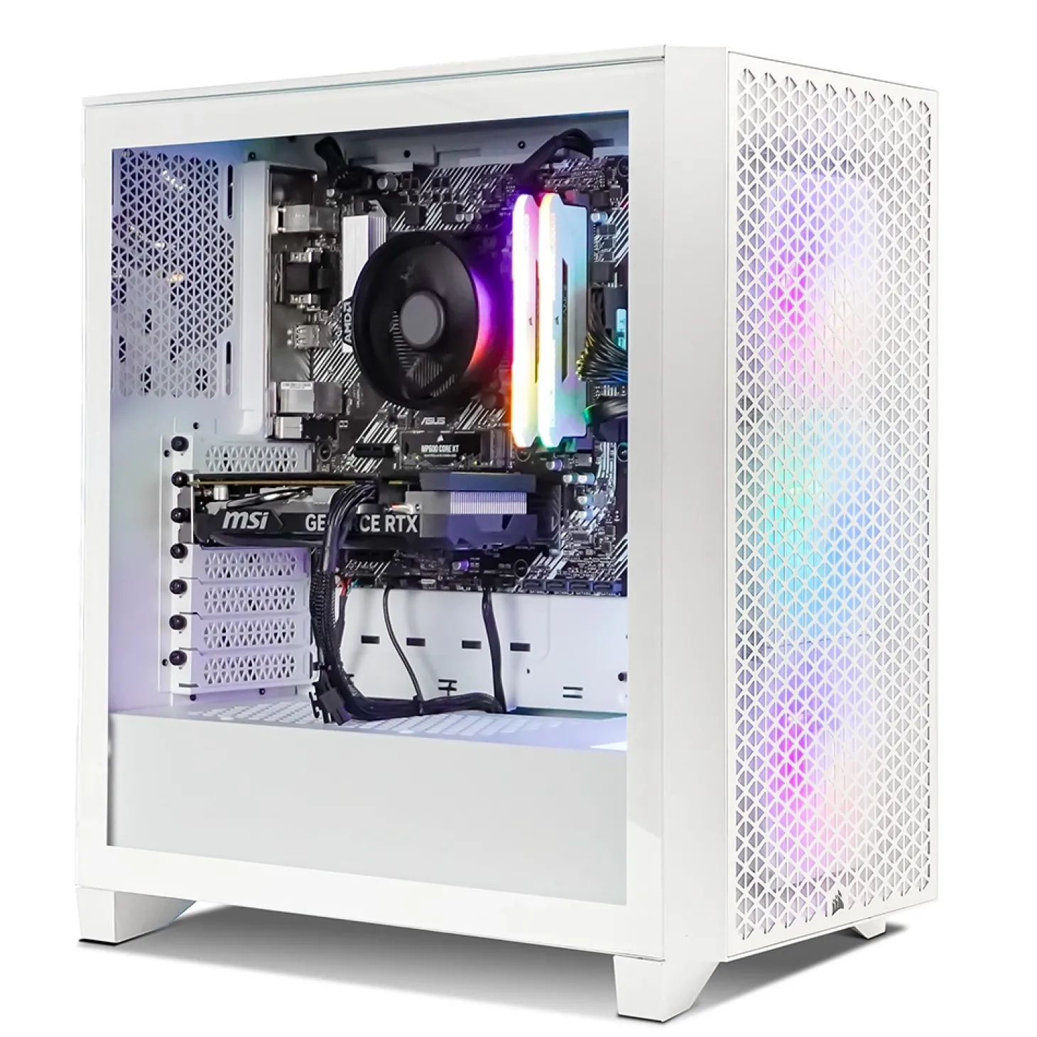 CORSAIR iCUE 3000D – Ryzen 5 5500 – RTX 4060 – 16Go DDR4 3600Mhz – SSD 1To