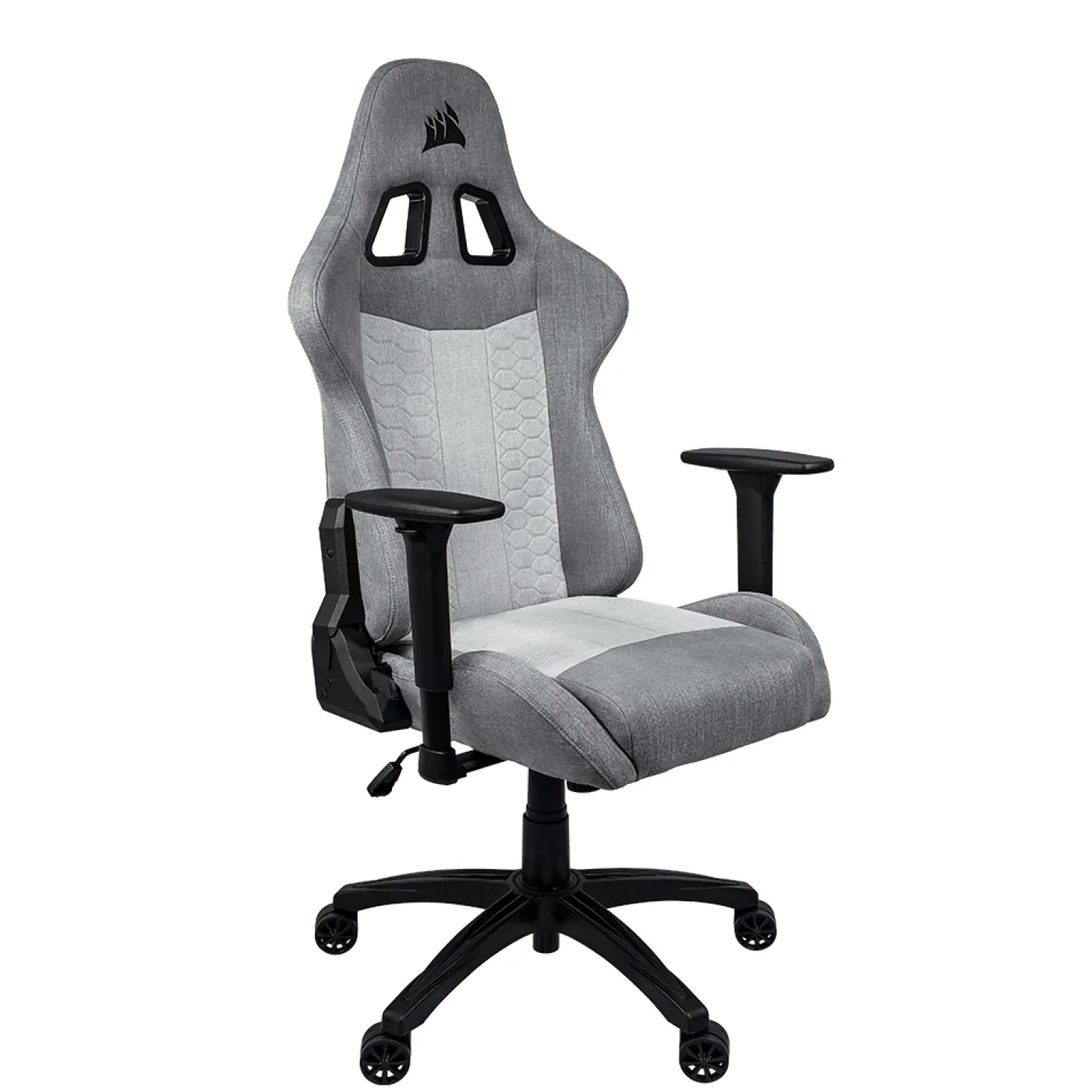 Corsair TC100 RELAXED Fabric Argent/Gris