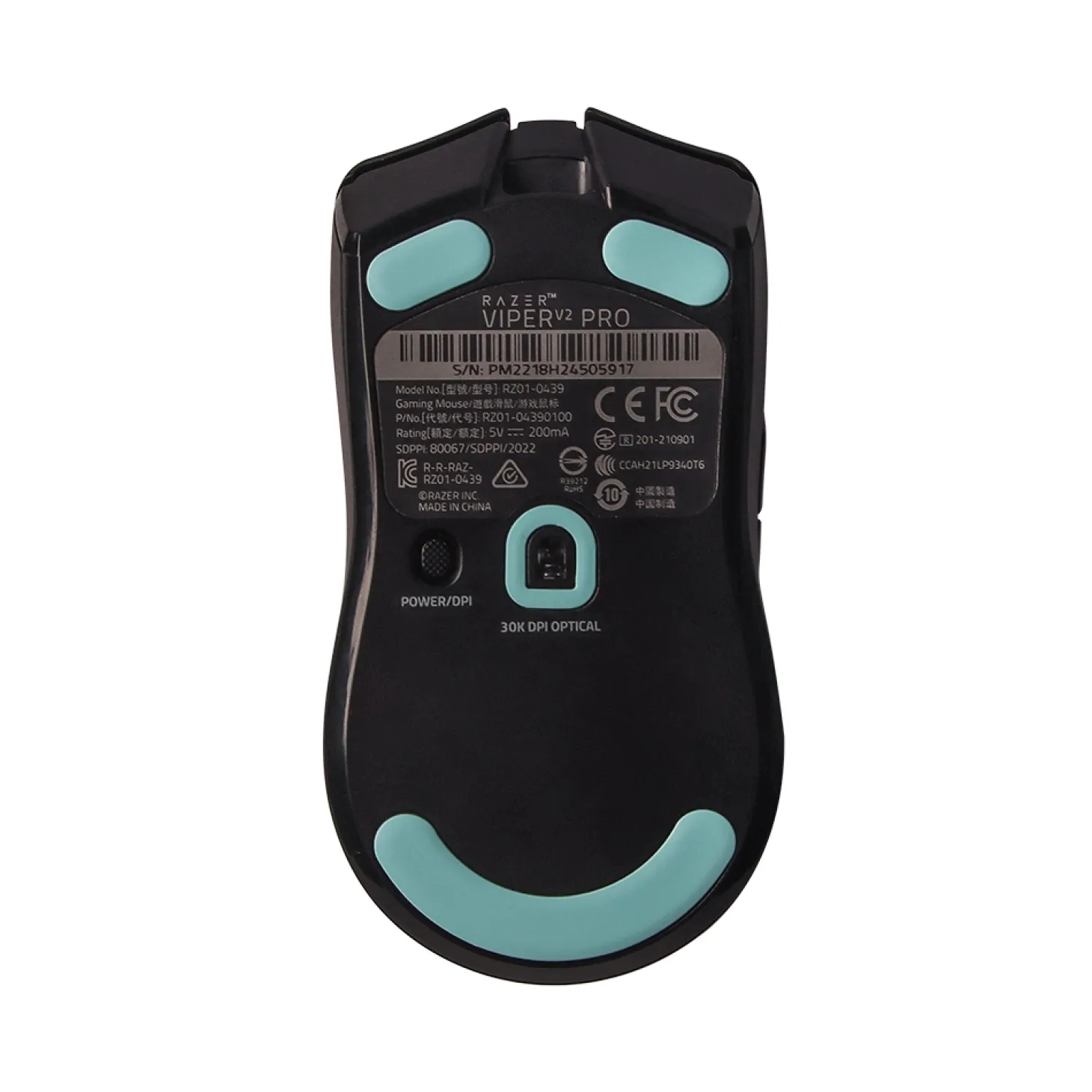 EspTiger YanZi Patins Razer Viper V2 Pro Bleu