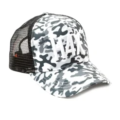 H4X Snapback Camo Blanc