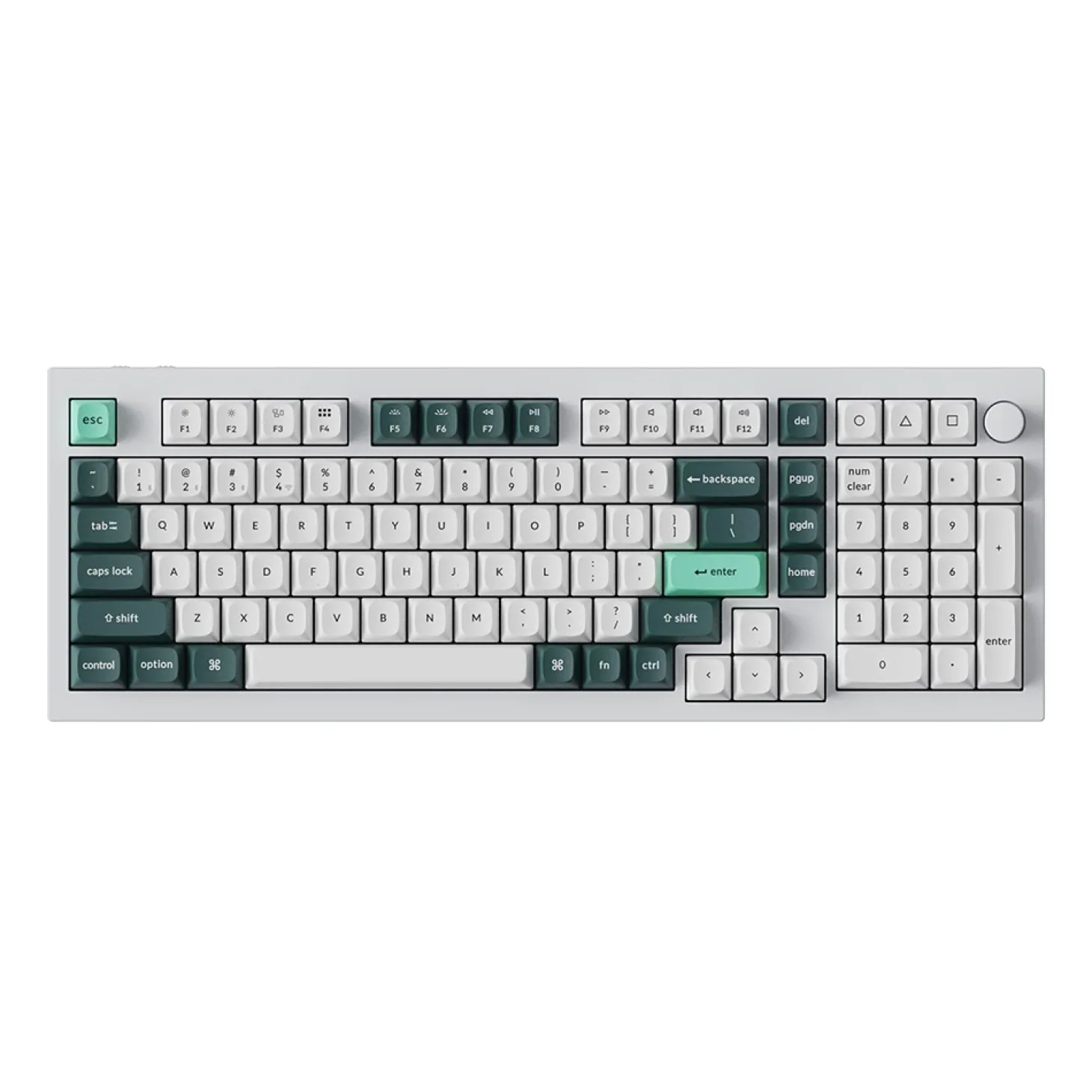Keychron Q5 HE Wireless ANSI US Blanc