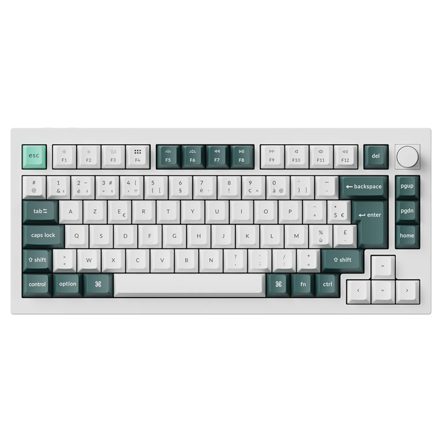 Keychron Q1 HE Wireless ISO FR Blanc