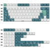 Keychron Set de Keycaps PBT Dye Sub Mint and White
