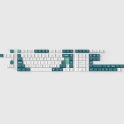 Keychron Set de Keycaps PBT Dye Sub Mint and White