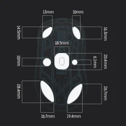 Lamzu Patins PTFE Thorn