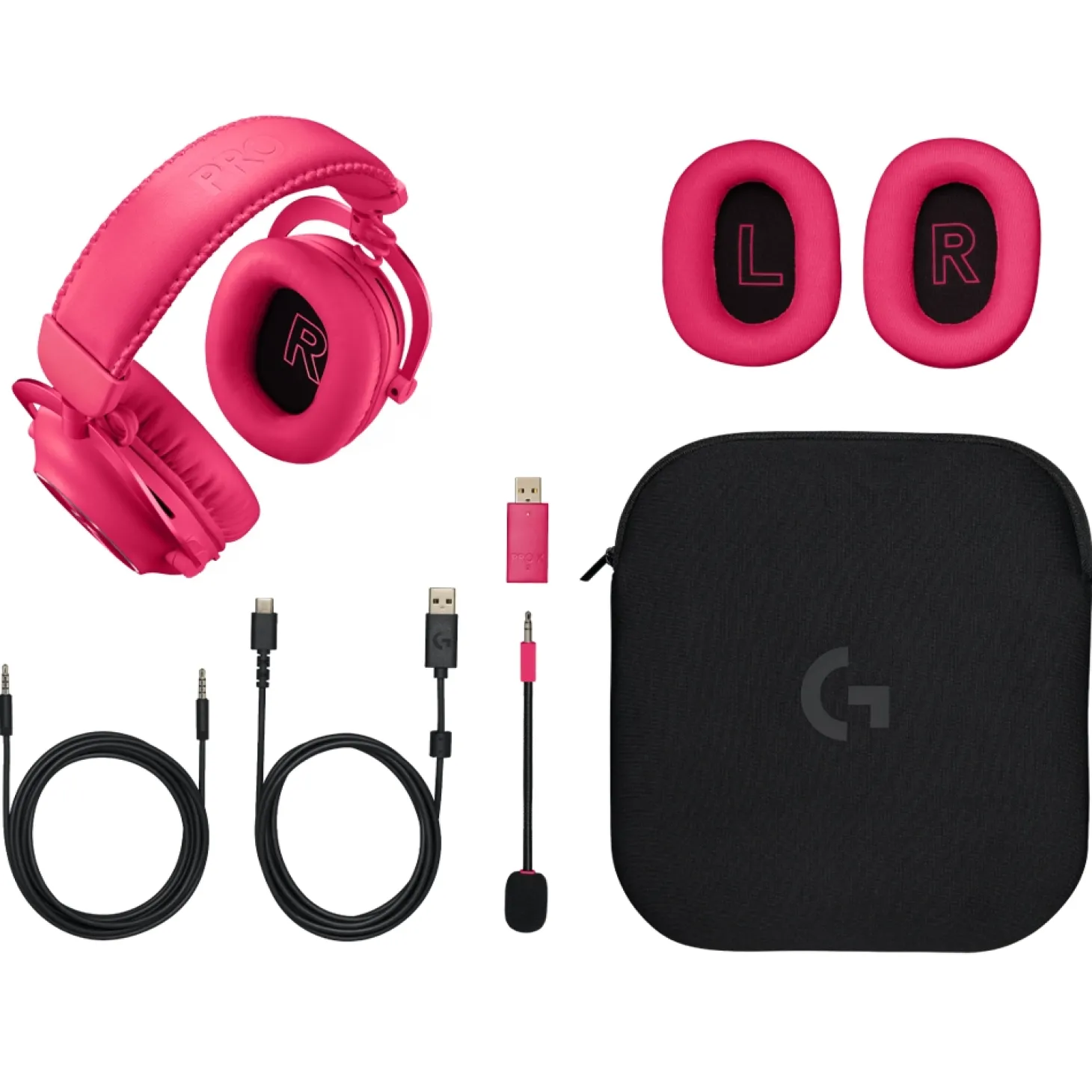 Logitech Pro X 2 Lightspeed Wireless Rose