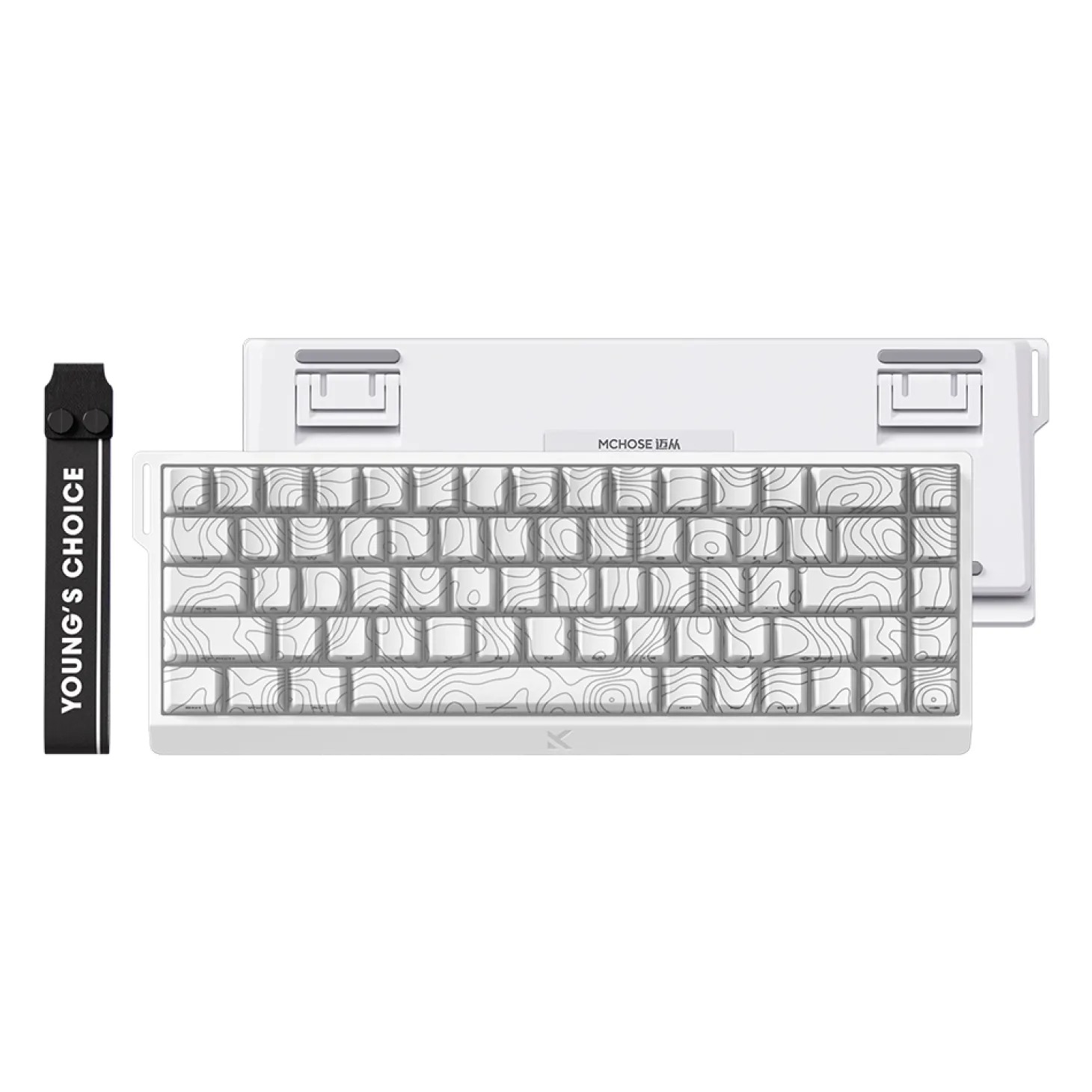 MCHOSE Ace 68 Magnetic ANSI US Topographic Blanc