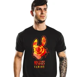 Misfits T-shirt Dyed Logo Noir