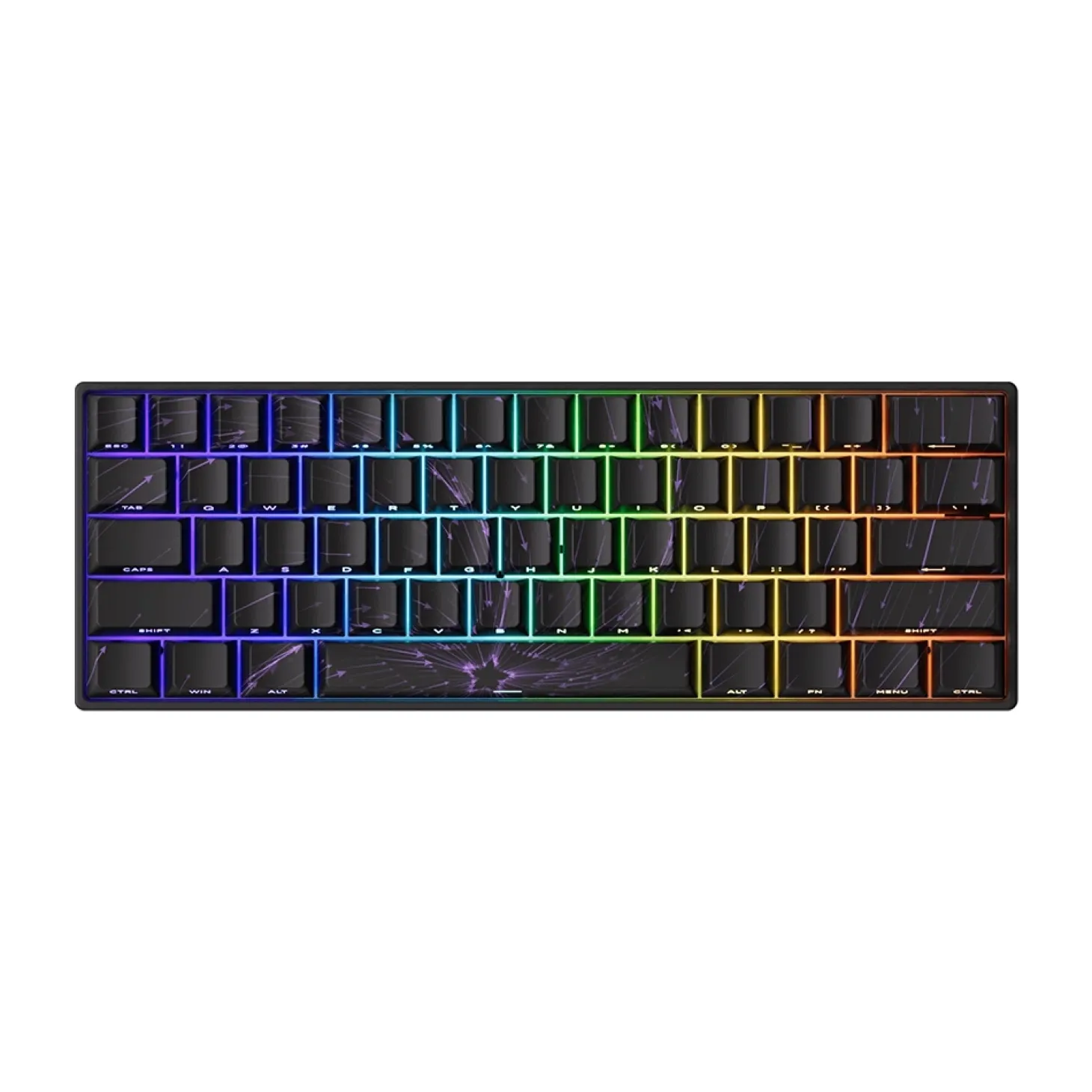 MonsGeek FUN60 MAX HE Wireless ANSI US Nebula Noir