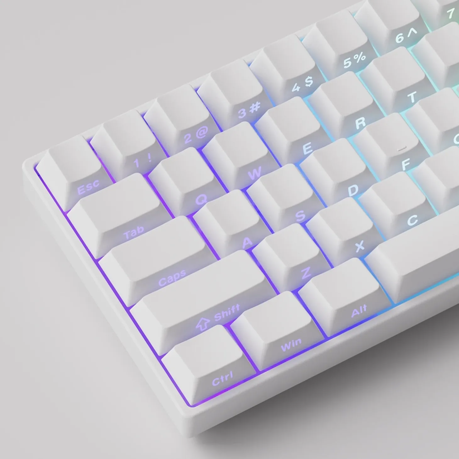 MonsGeek FUN60 PRO HE Wireless ANSI US Blanc