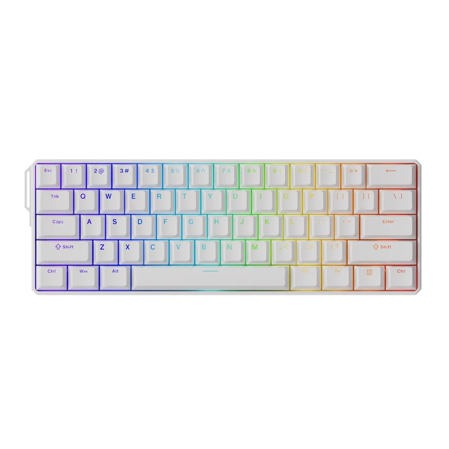 MonsGeek FUN60 ULTRA TMR Wireless ANSI US Blanc